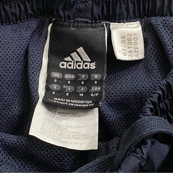 Adidas Pants Women’s Size Small Blue Draw String Zip Pant Leg Polyester - Picture 10 of 16